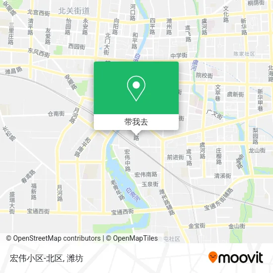 宏伟小区-北区地图