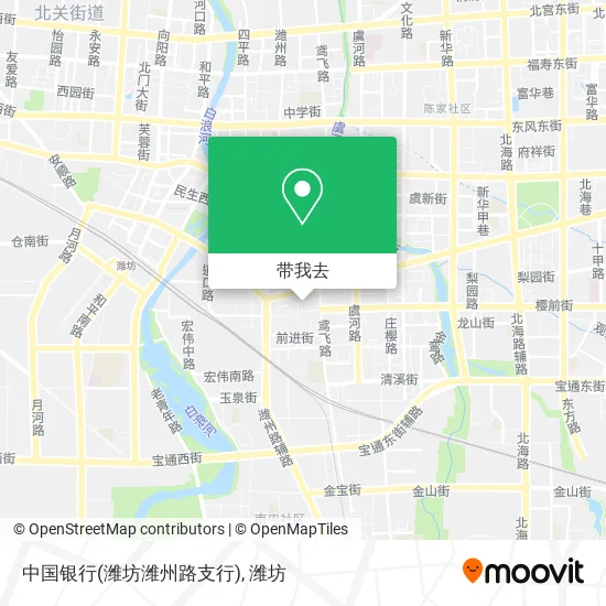 中国银行(潍坊潍州路支行)地图