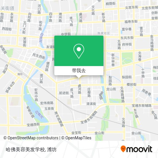 哈佛美容美发学校地图