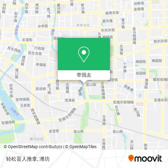 轻松盲人推拿地图