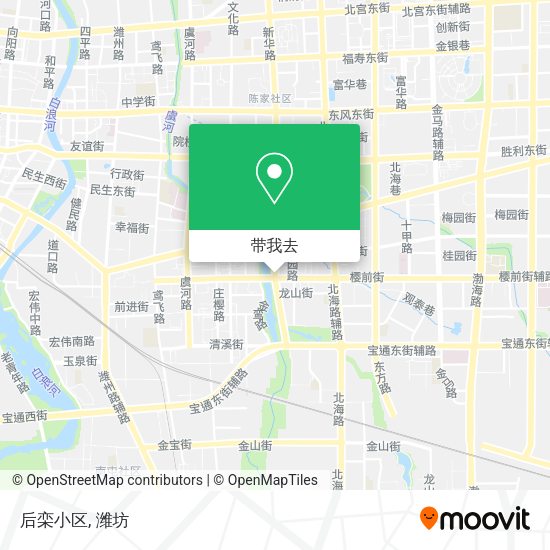 后栾小区地图