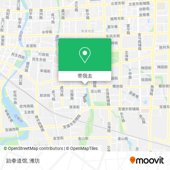 跆拳道馆地图