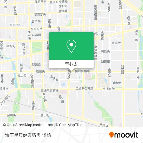 海王星辰健康药房地图