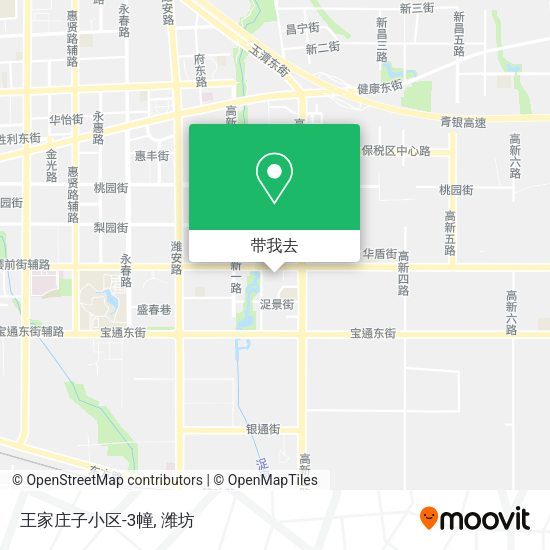 王家庄子小区-3幢地图