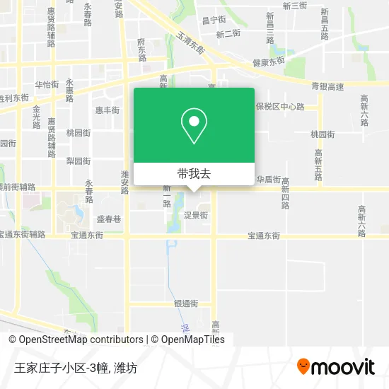 王家庄子小区-3幢地图