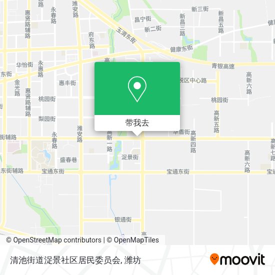 清池街道浞景社区居民委员会地图