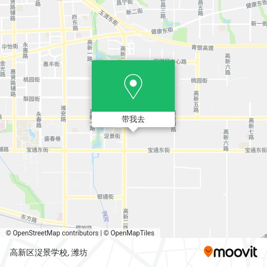 高新区浞景学校地图