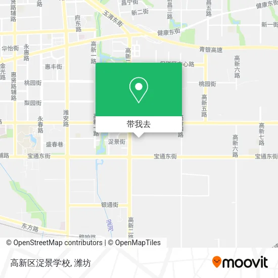 高新区浞景学校地图