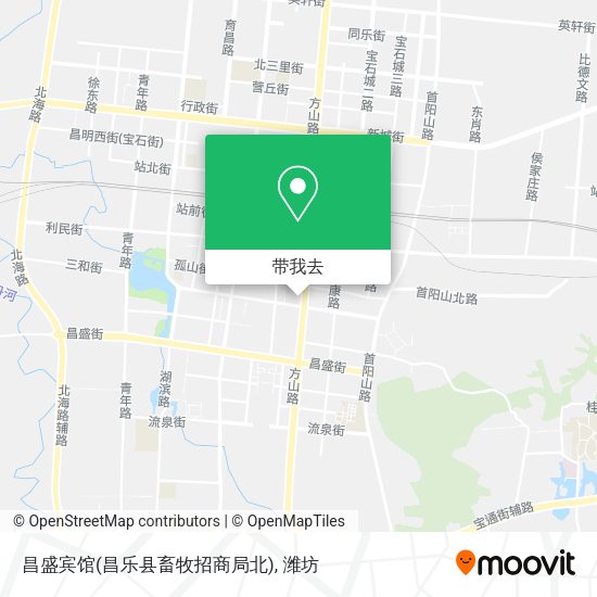 昌盛宾馆(昌乐县畜牧招商局北)地图
