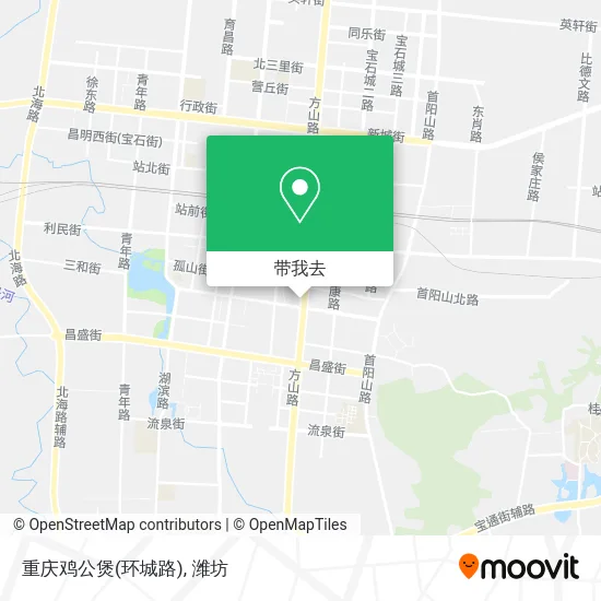 重庆鸡公煲(环城路)地图