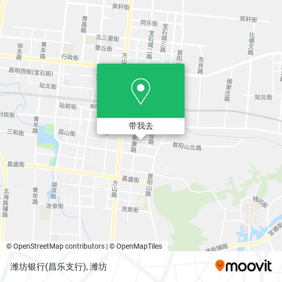 潍坊银行(昌乐支行)地图