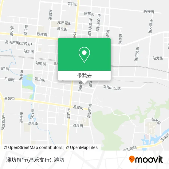 潍坊银行(昌乐支行)地图