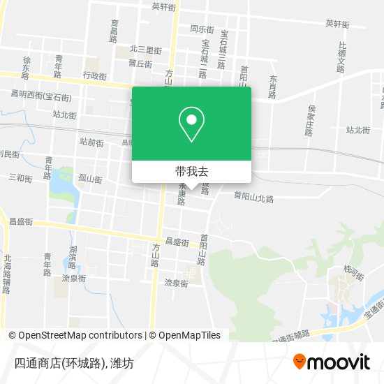 四通商店(环城路)地图