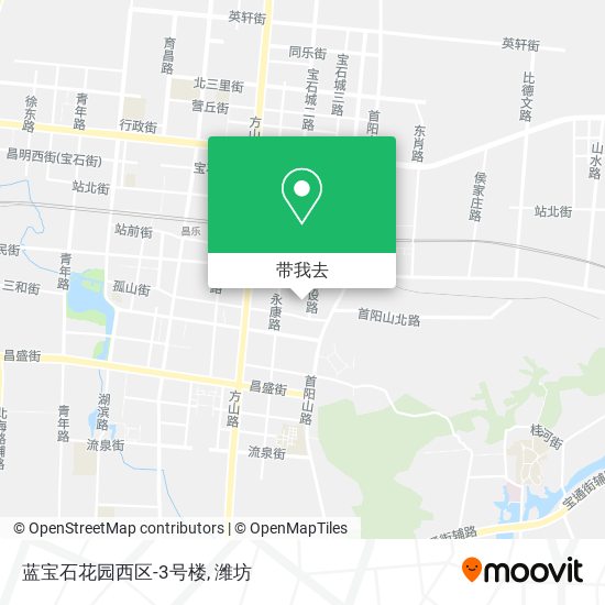 蓝宝石花园西区-3号楼地图