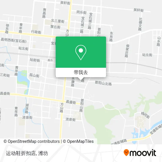 运动鞋折扣店地图
