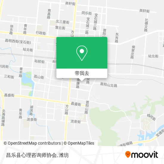 昌乐县心理咨询师协会地图