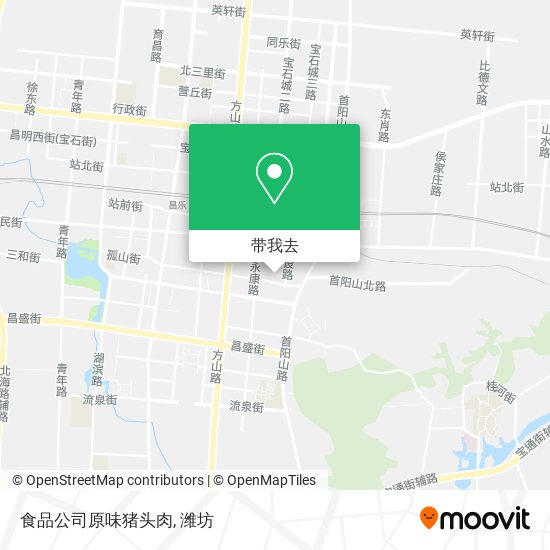 食品公司原味猪头肉地图