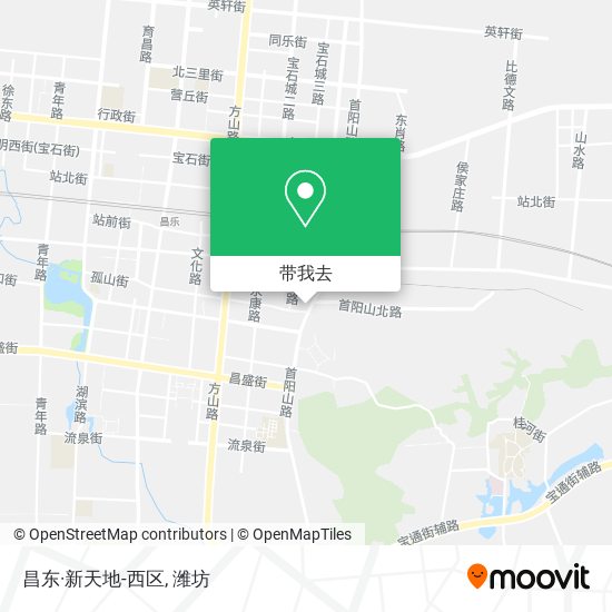 昌东·新天地-西区地图
