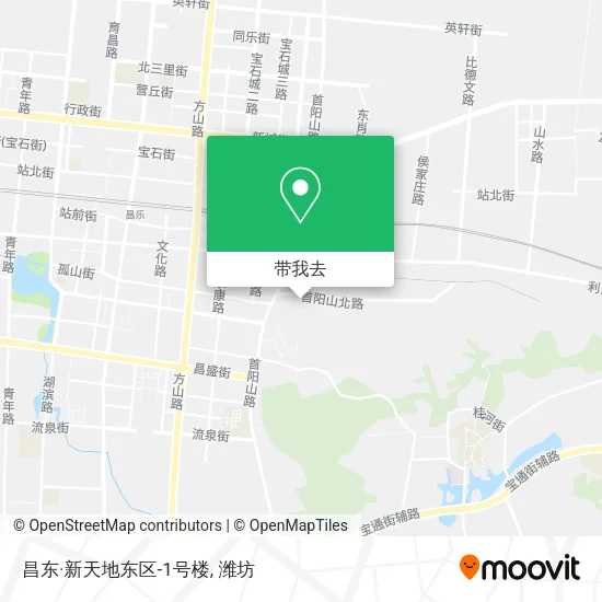 昌东·新天地东区-1号楼地图