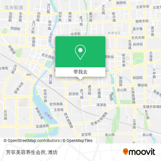 芳菲美容养生会所地图