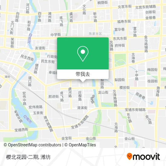 樱北花园-二期地图