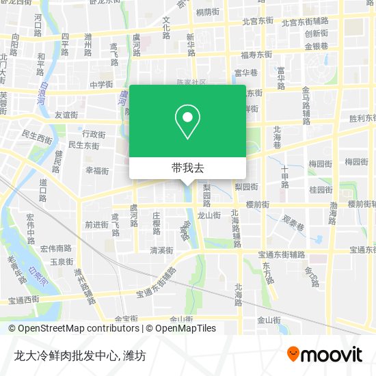 龙大冷鲜肉批发中心地图