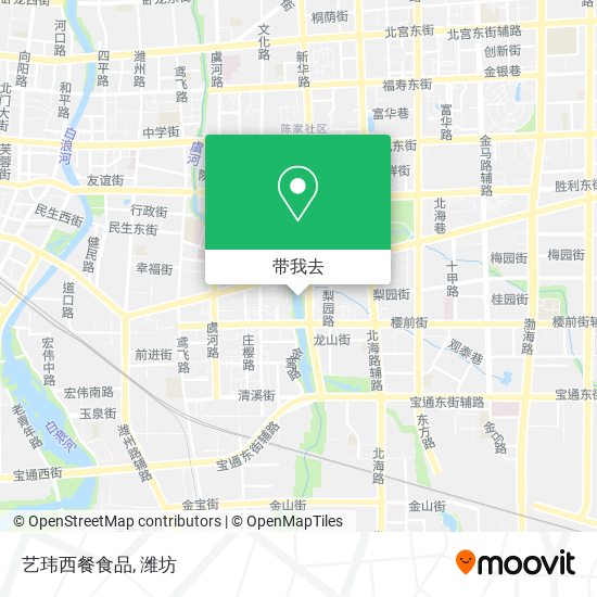 艺玮西餐食品地图