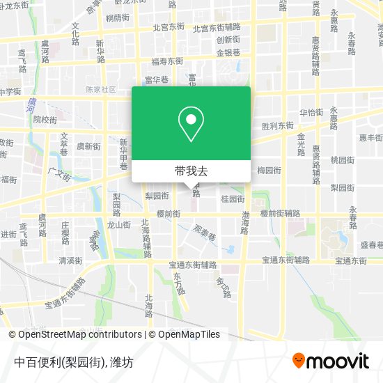 中百便利(梨园街)地图