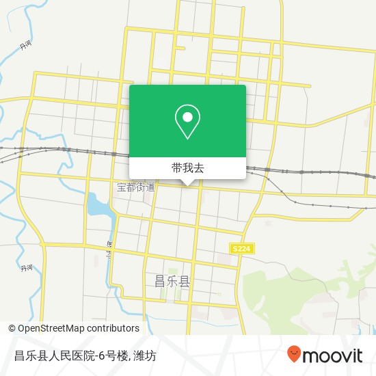 昌乐县人民医院-6号楼地图