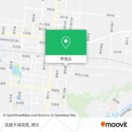 昌建天城花苑地图