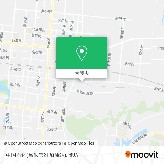 中国石化(昌乐第21加油站)地图