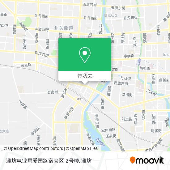 潍坊电业局爱国路宿舍区-2号楼地图