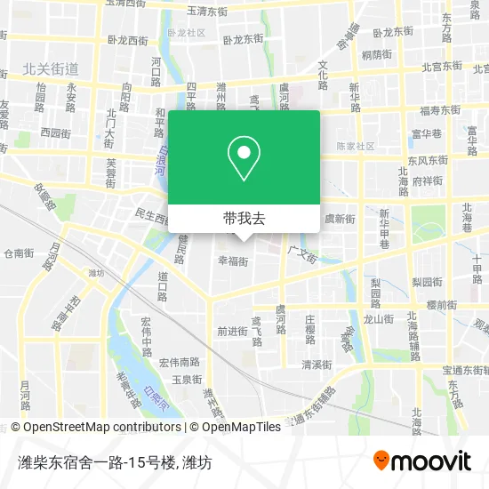 潍柴东宿舍一路-15号楼地图