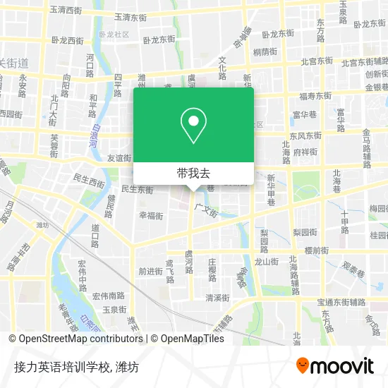 接力英语培训学校地图