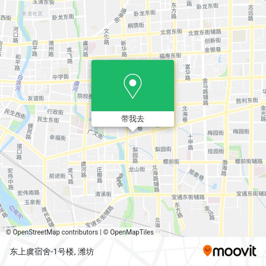 东上虞宿舍-1号楼地图