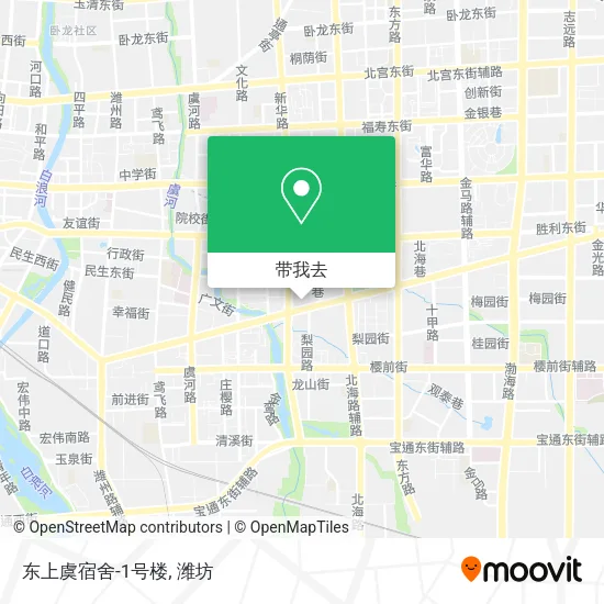 东上虞宿舍-1号楼地图