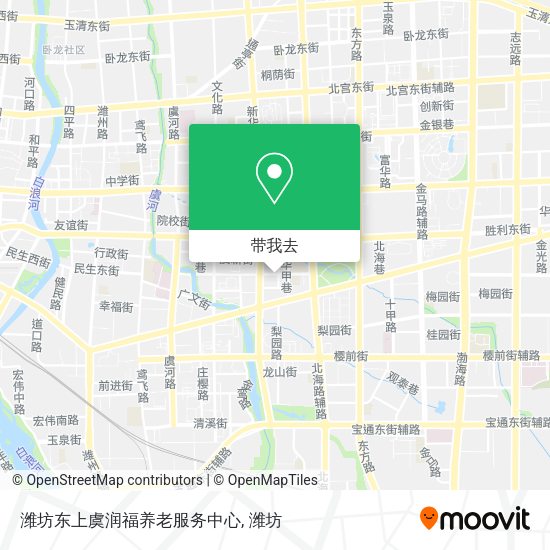 潍坊东上虞润福养老服务中心地图