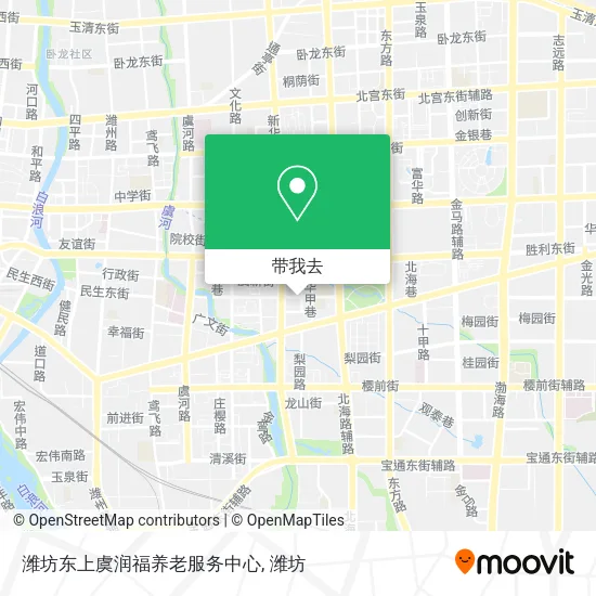潍坊东上虞润福养老服务中心地图