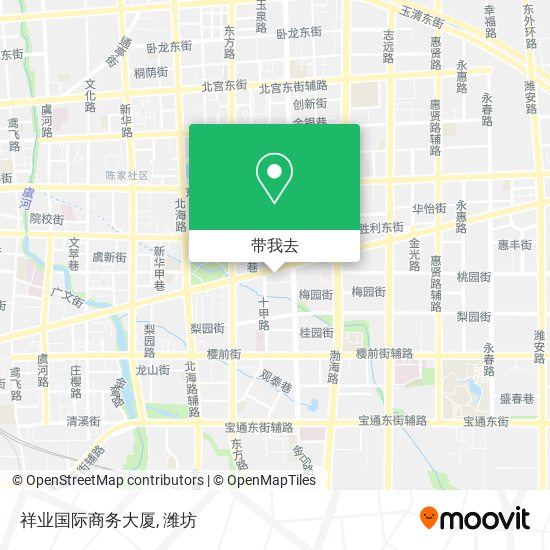祥业国际商务大厦地图