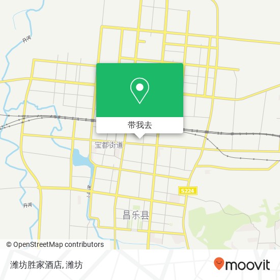 潍坊胜家酒店地图