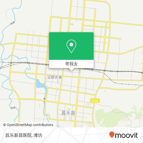 昌乐新昌医院地图