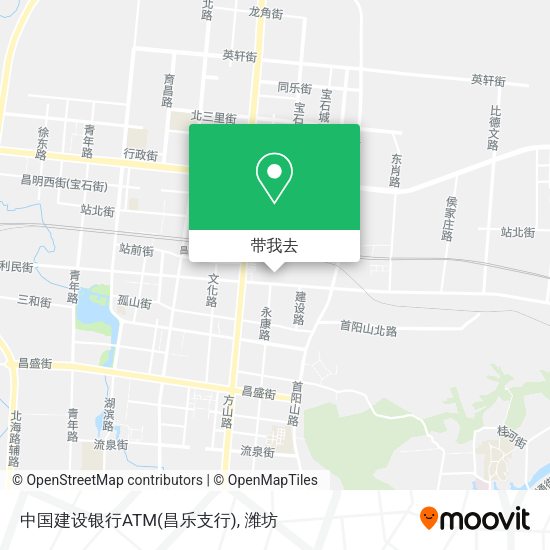 中国建设银行ATM(昌乐支行)地图