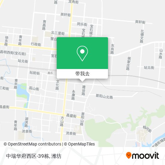 中瑞华府西区-39栋地图