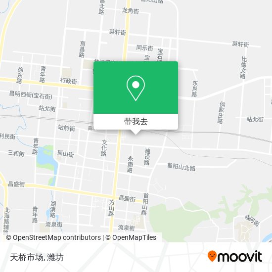 天桥市场地图