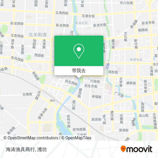 海涛渔具商行地图