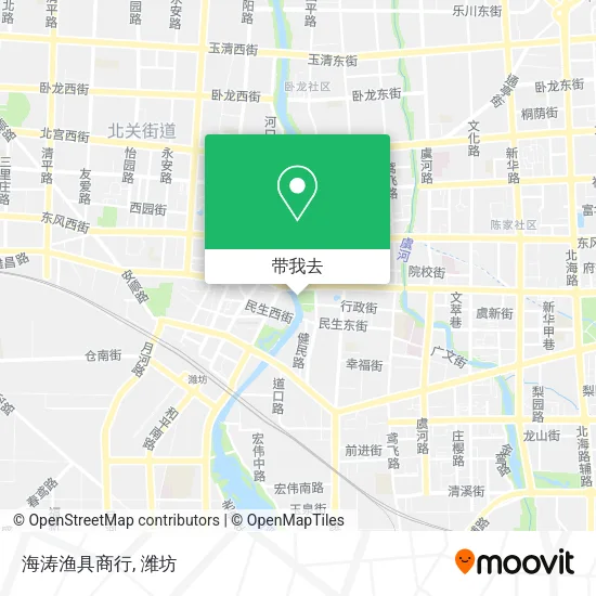 海涛渔具商行地图
