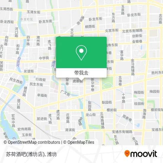 苏荷酒吧(潍坊店)地图