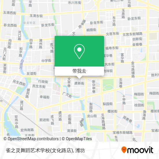 雀之灵舞蹈艺术学校(文化路店)地图