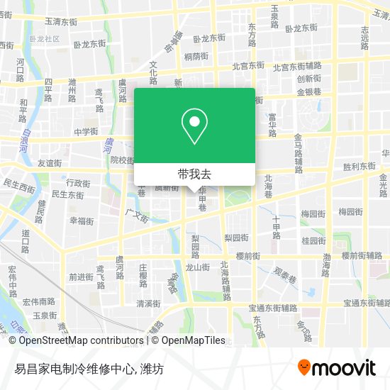 易昌家电制冷维修中心地图