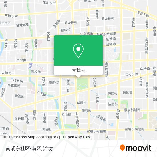 南胡东社区-南区地图